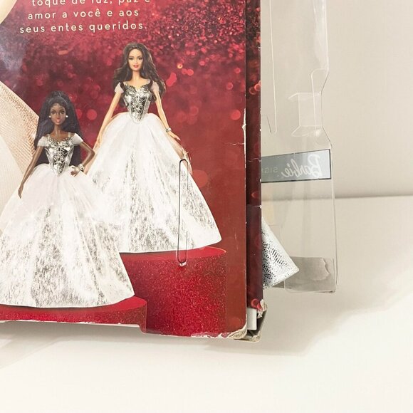 Mattel Barbie Signature 2021 Holiday Collector Doll Blonde Hair Damaged Box - Picture 12 of 16